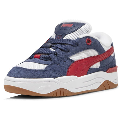 Zapatillas PUMA 180 Texture Niño – Azul/Blanco/Rojo | Sneakers Juveniles Estilo Skate Retro