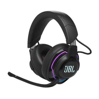 JBL Quantum 910 Wireless – Auriculares Gamer Over-Ear Inalámbricos con Cancelación de Ruido Activa, Seguimiento de Cabeza y Sonido Envolvente – Negro