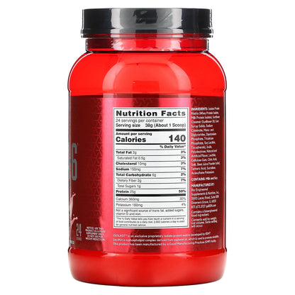 BSN® Syntha-6® Isolate – Batido Proteico con Aislado de Suero y Leche | Sabor Milkshake de Frutilla – 912 g