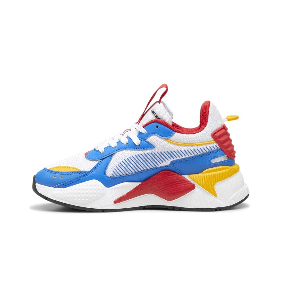 Zapatillas PUMA RS-X Niño – Azul/Blanco | Sneakers Juveniles Retro