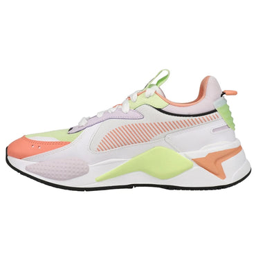 Zapatillas PUMA RS-X Mismatched Mujer – Blancas con Detalles en Rosa y Butterfly | Sneakers Casual con Amortiguación PU