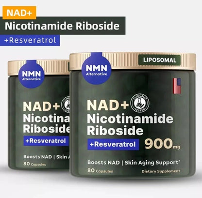 Pack x2 Suplemento NAD+ | Antienvejecimiento, Energía y Enfoque con Nicotinamida Ribósido