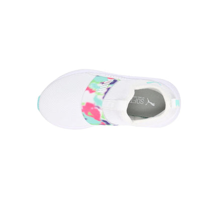 PUMA Softride Sophia Slip-On – Zapatillas Niña Juvenil Blancas con SoftFoam
