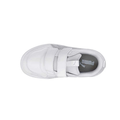 PUMA Multiflex Glitter Slip-On Niña Toddler – Zapatillas Blancas con Brillo y Cierre Ajustable