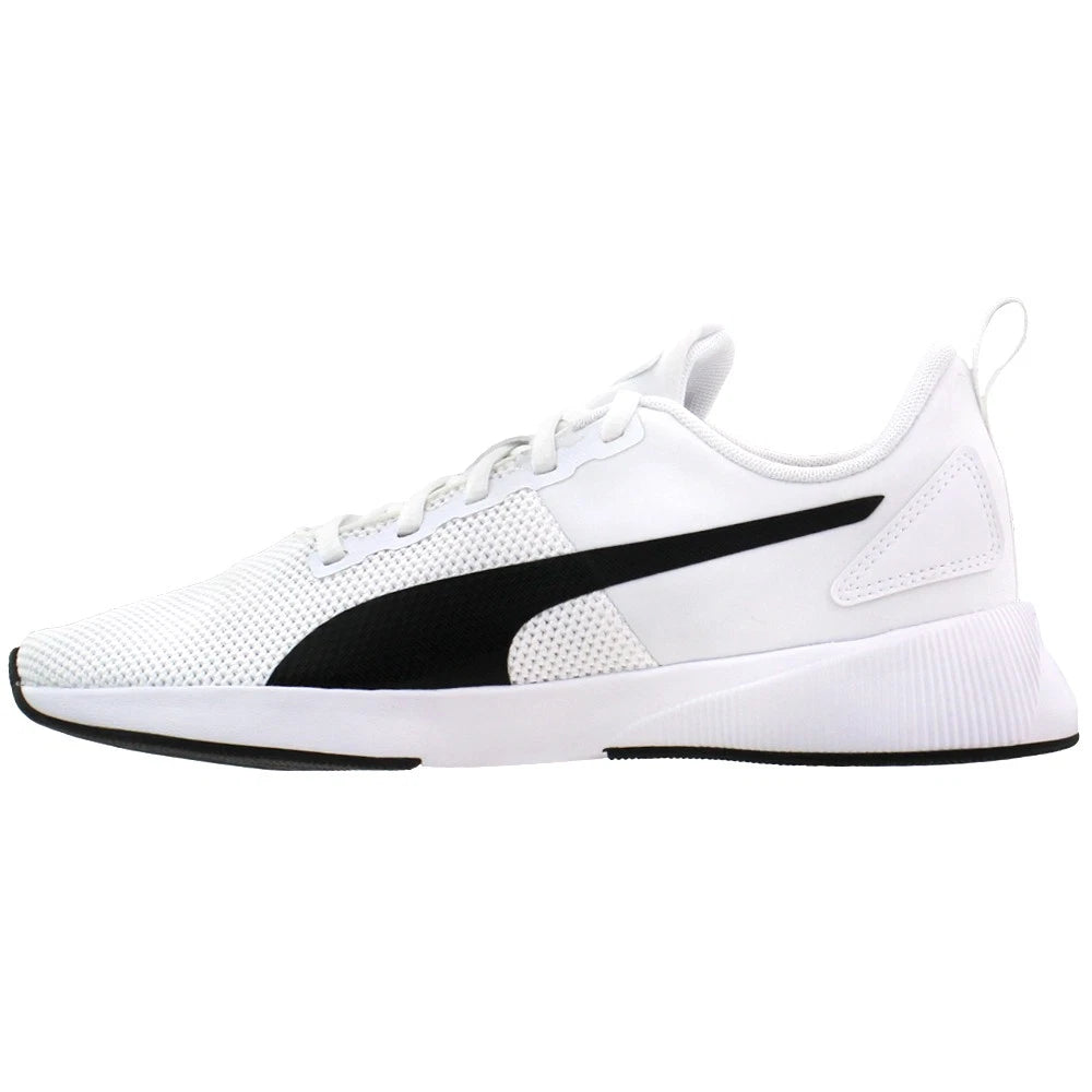Zapatillas PUMA Flyer Runner Hombre – Blancas/Negras | Sneakers Running Casual con Amortiguación EVA y Suela Antideslizante