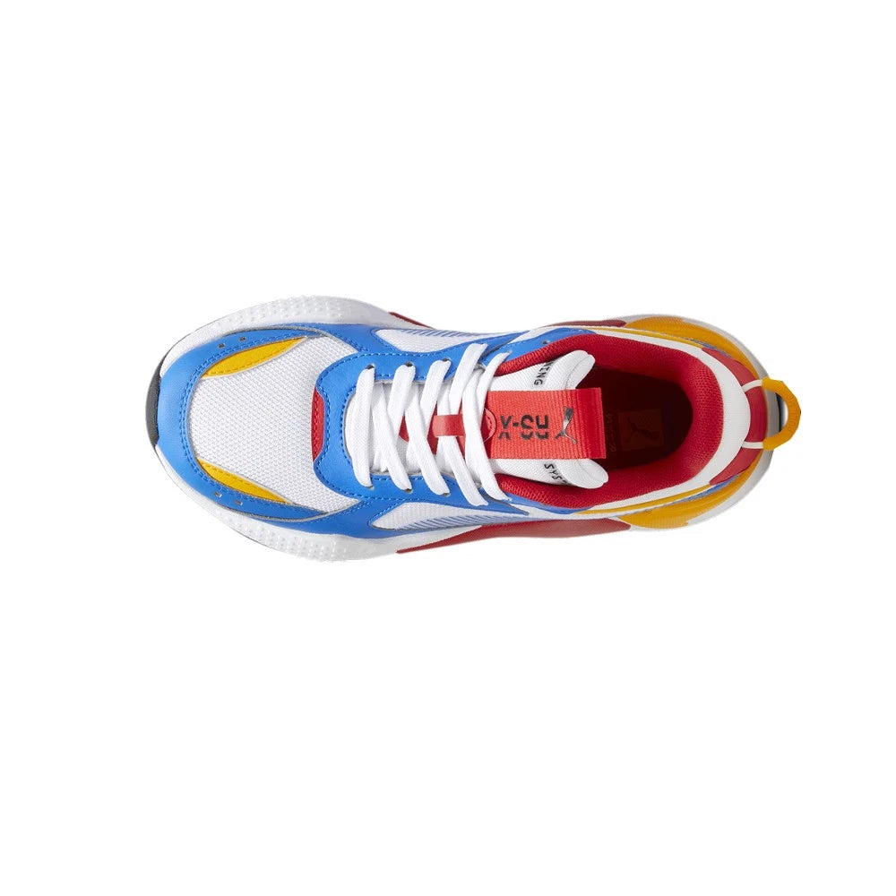 Zapatillas PUMA RS-X Niño – Azul/Blanco | Sneakers Juveniles Retro