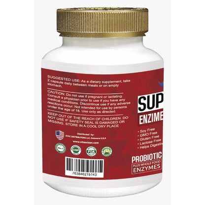 Vitamisan Enzimas Digestivas Orgánicas con Prebióticos y Probióticos