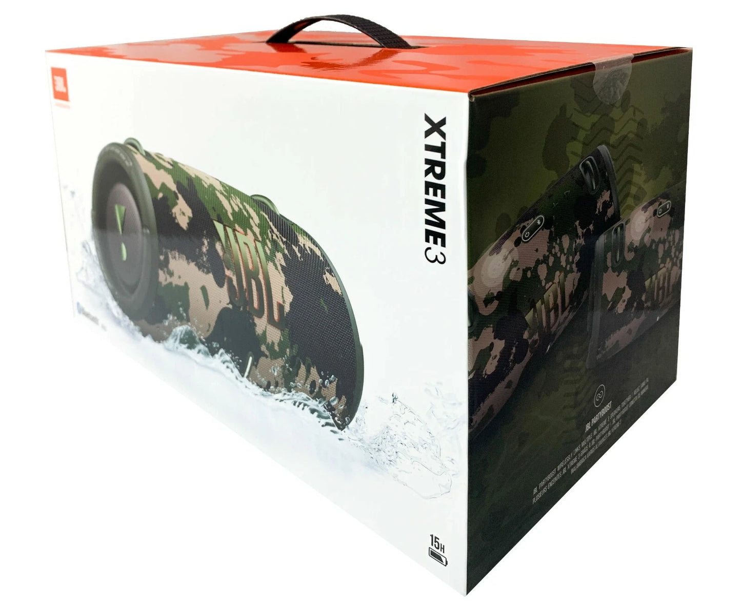 JBL Xtreme 3 – Altavoz Bluetooth Portátil, Impermeable, Sonido Potente con Graves Profundos y Batería de 15 Horas