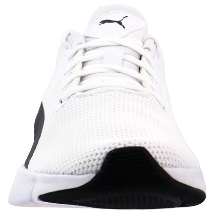 Zapatillas PUMA Flyer Runner Hombre – Blancas/Negras | Sneakers Running Casual con Amortiguación EVA y Suela Antideslizante