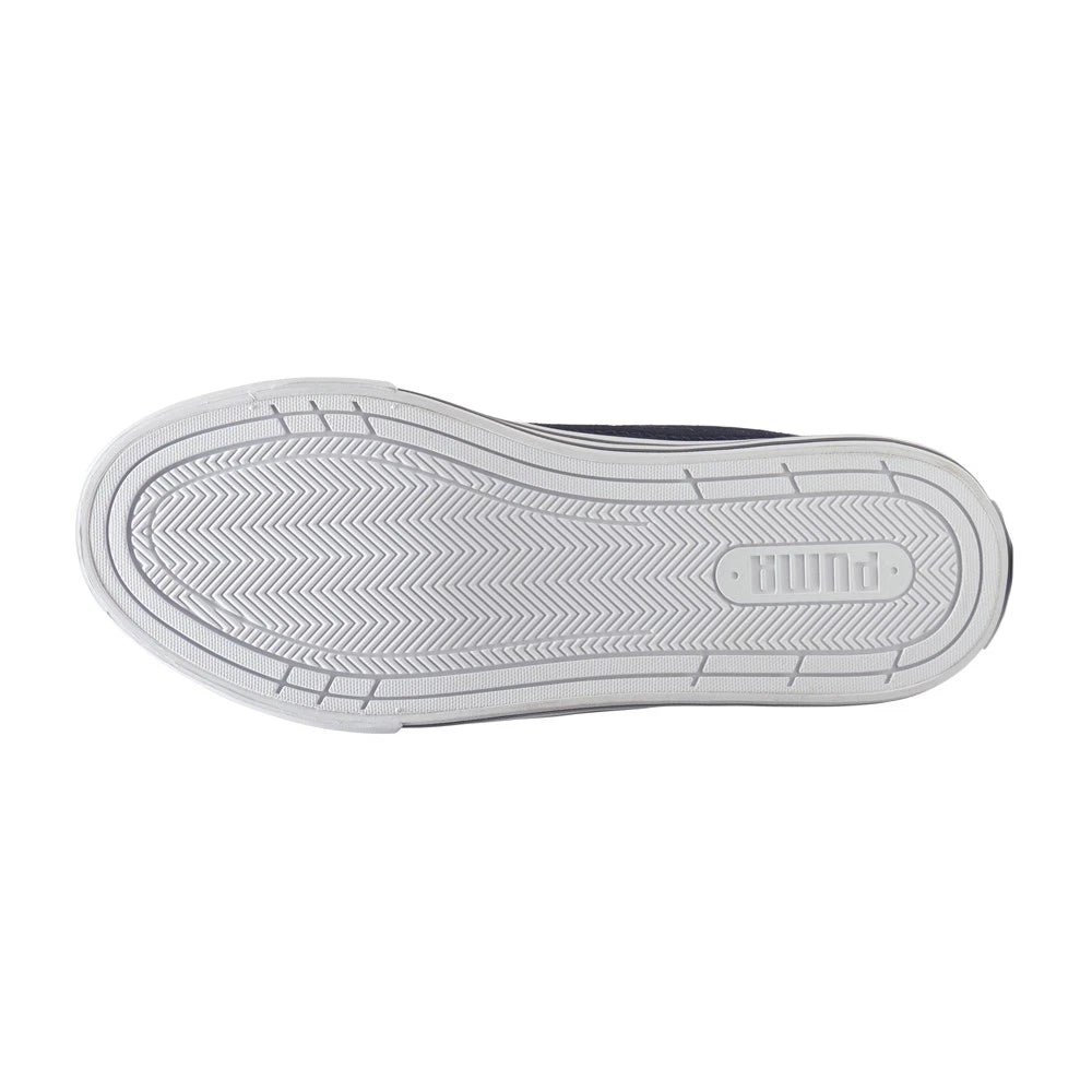 PUMA Court Classic Vulcanized Formstrip – Zapatillas Hombre Casual Azul, Estilo Retro con SoftFoam+ y Canvas Duradero