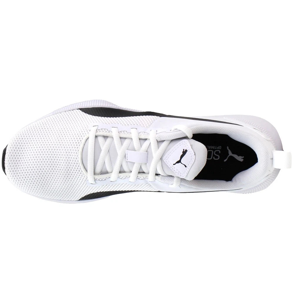 Zapatillas PUMA Flyer Runner Hombre – Blancas/Negras | Sneakers Running Casual con Amortiguación EVA y Suela Antideslizante