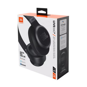 JBL Live 660NC – Auriculares Bluetooth Inalámbricos Over-Ear con Cancelación de Ruido Activa