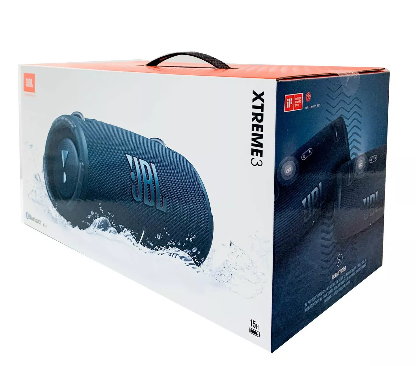JBL Xtreme 3 – Altavoz Bluetooth Portátil, Impermeable, Sonido Potente con Graves Profundos y Batería de 15 Horas