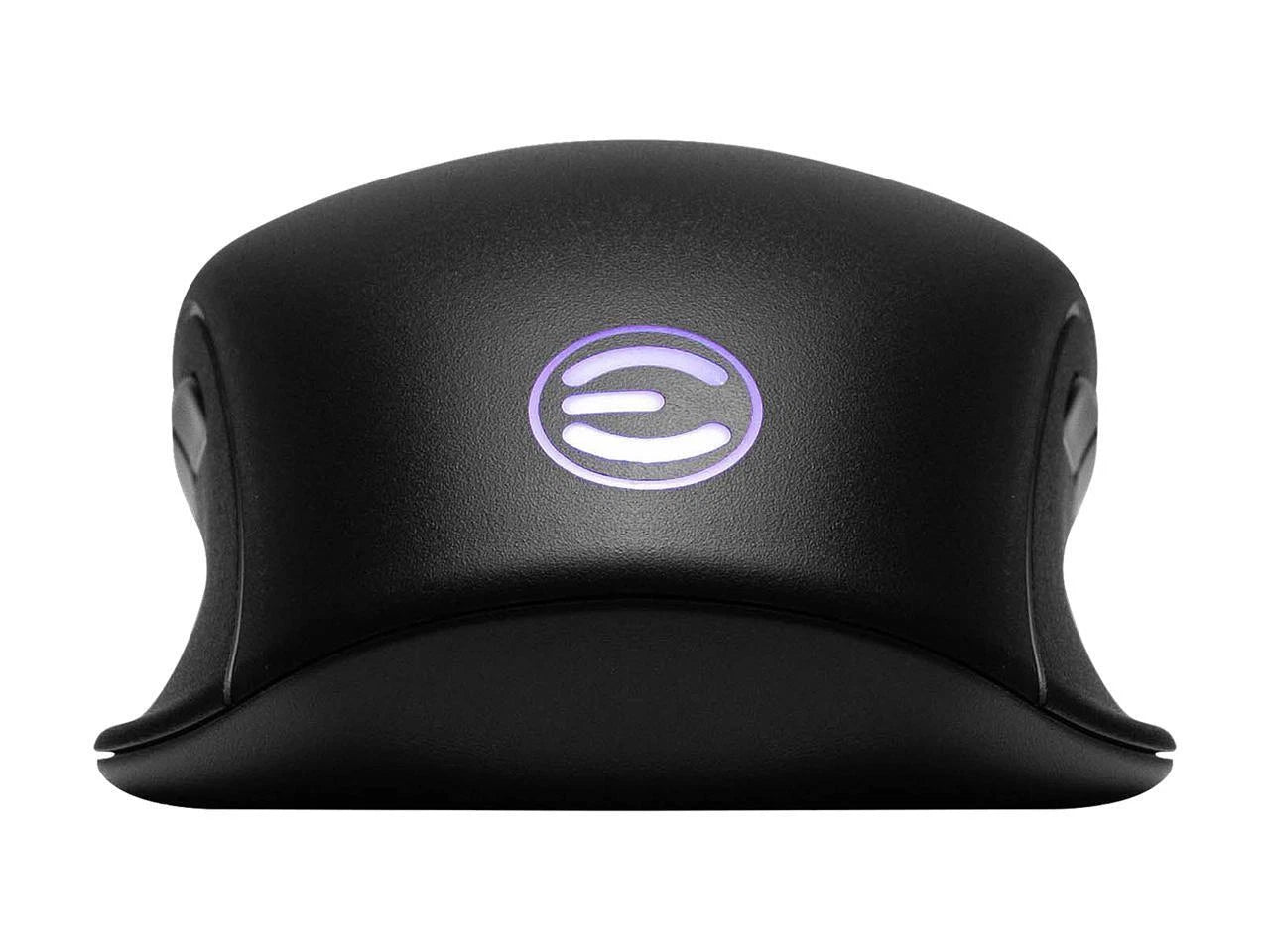 EVGA X12 Gaming Mouse – Ratón Gamer con Cable, Dual Sensor, 8000 Hz Polling Rate, 16.000 DPI, 5 Botones Programables, Personalizable – Negro