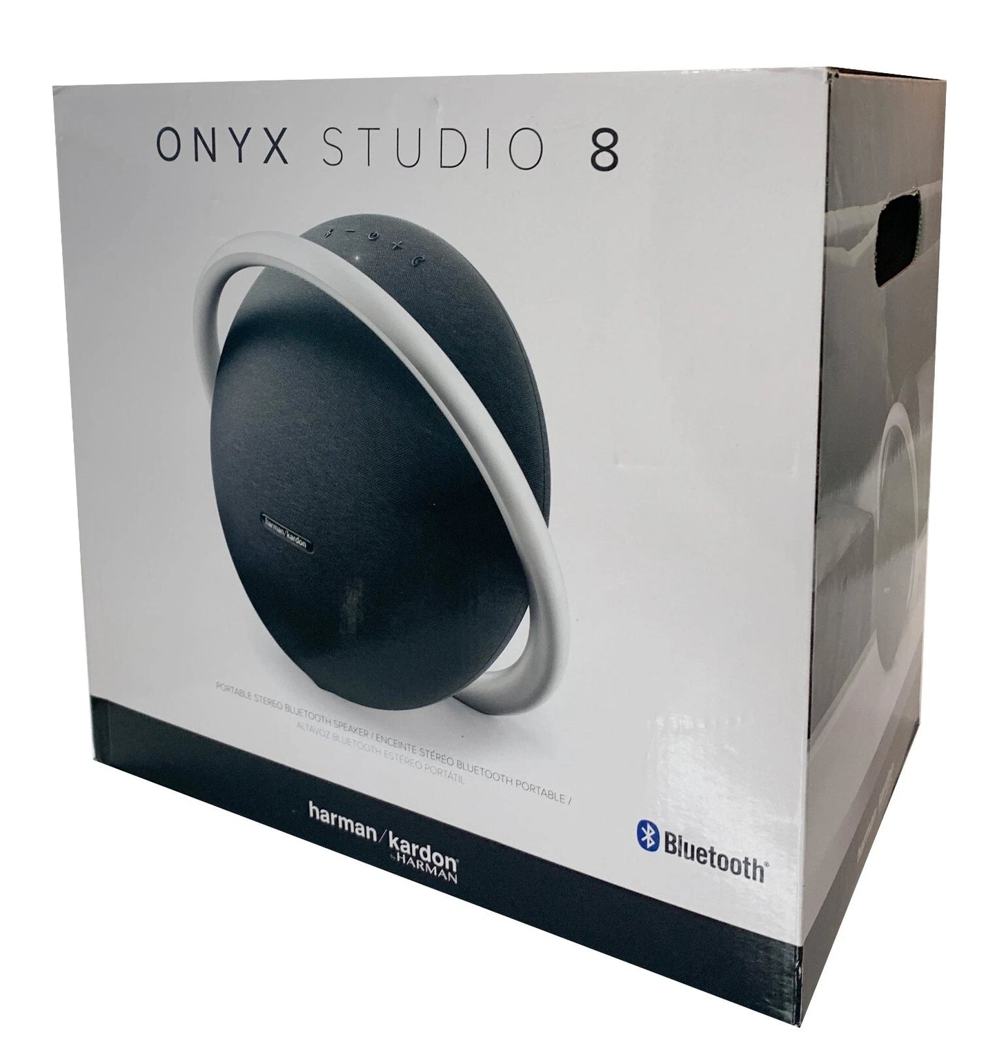 Harman Kardon Onyx Studio 8 – Parlante Bluetooth Portátil de Alta Fidelidad con 8 Horas de Batería y Sonido Estéreo Premium