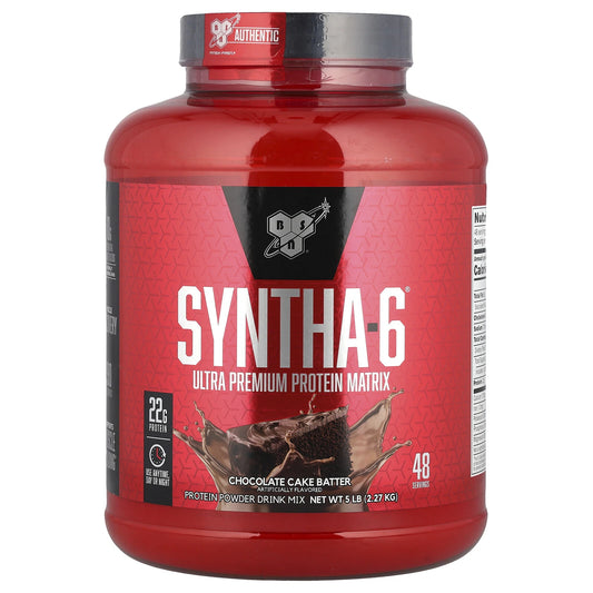 BSN® Syntha-6® Ultra Premium | Proteína en Polvo – Sabor Chocolate Milkshake – 2,27 kg
