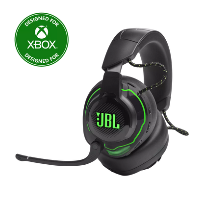 JBL Quantum 910X Wireless – Auriculares Gamer Over-Ear Inalámbricos con Audio Espacial QuantumSPATIAL 360™, Cancelación Activa de Ruido y Micrófono Abatible – Compatibles con Xbox, PlayStation– Negro
