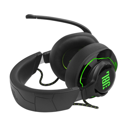 JBL Quantum 910X Wireless – Auriculares Gamer Over-Ear Inalámbricos con Audio Espacial QuantumSPATIAL 360™, Cancelación Activa de Ruido y Micrófono Abatible – Compatibles con Xbox, PlayStation– Negro