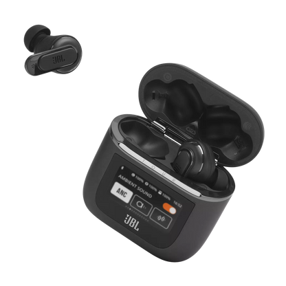 JBL Tour Pro 2 – Auriculares Bluetooth Inalámbricos con Cancelación de Ruido Adaptativa y Smart Case – Color Negro