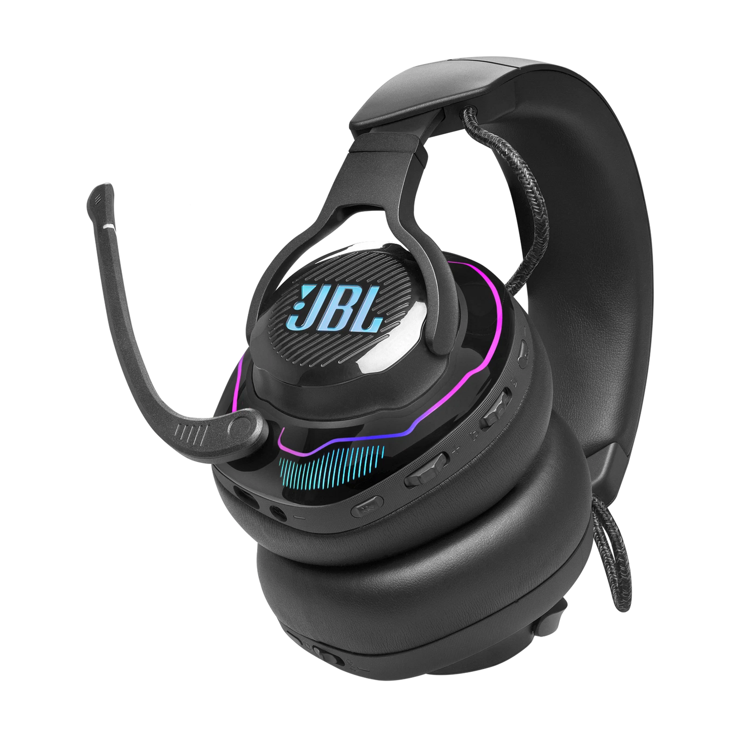 JBL Quantum 910 Wireless – Auriculares Gamer Over-Ear Inalámbricos con Cancelación de Ruido Activa, Seguimiento de Cabeza y Sonido Envolvente – Negro