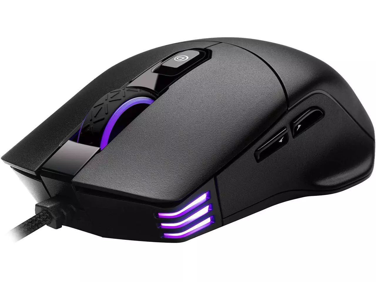 EVGA X12 Gaming Mouse – Ratón Gamer con Cable, Dual Sensor, 8000 Hz Polling Rate, 16.000 DPI, 5 Botones Programables, Personalizable – Negro