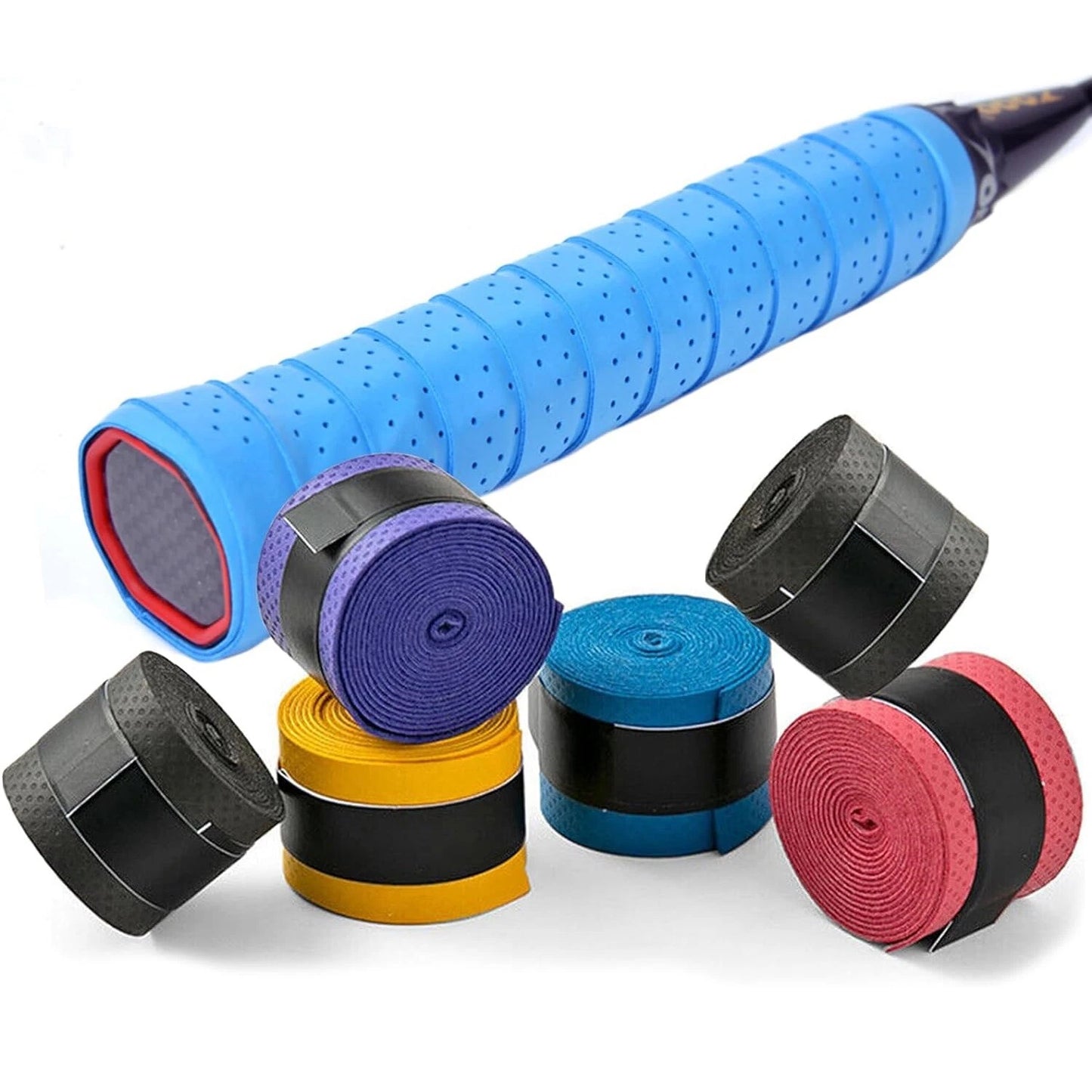 Pack de 30 o 60 Cubregrip para Raquetas – 5 Colores