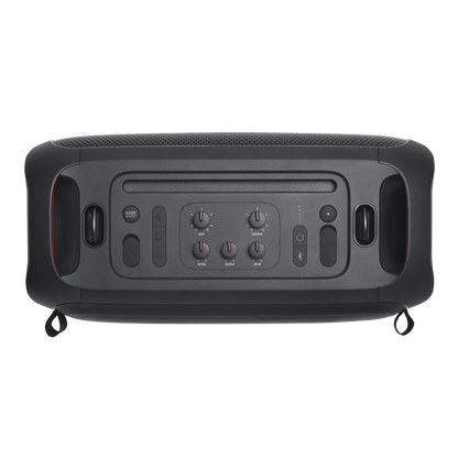 JBL PartyBox On-The-Go – Altavoz Bluetooth Portátil para Fiestas con Micrófono Inalámbrico – IPX4 – Luz LED Sincronizada