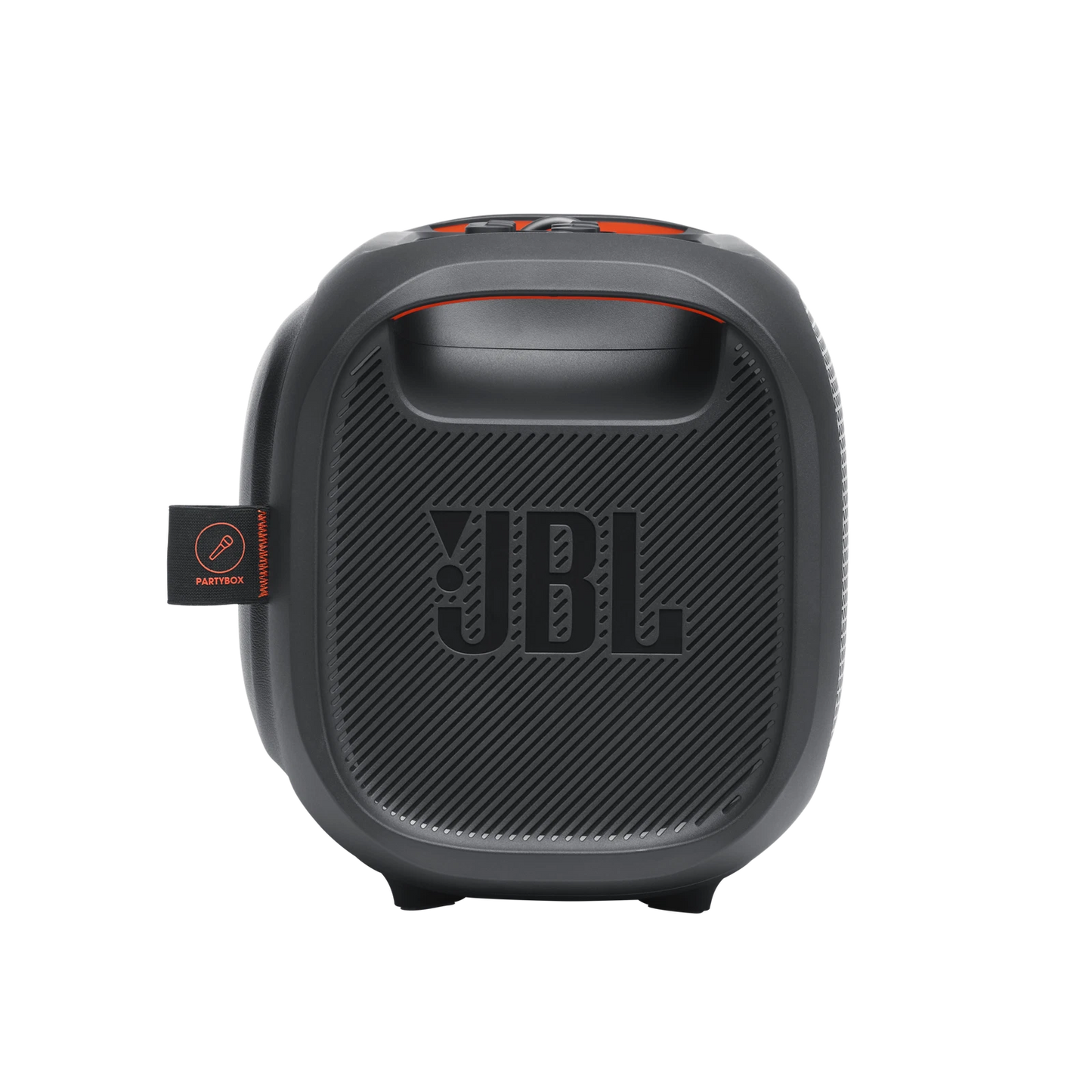 JBL PartyBox On-The-Go – Altavoz Bluetooth Portátil para Fiestas con Micrófono Inalámbrico – IPX4 – Luz LED Sincronizada