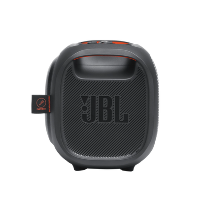 JBL PartyBox On-The-Go – Altavoz Bluetooth Portátil para Fiestas con Micrófono Inalámbrico – IPX4 – Luz LED Sincronizada