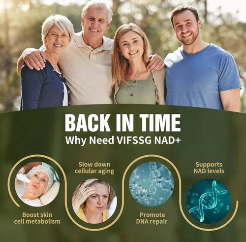 Suplemento NAD+ con Resveratrol y Nicotinamida Ribósido | Antienvejecimiento, Energía y Enfoque Mental