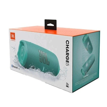 JBL Charge 5 – Altavoz Bluetooth Portátil, Resistente a Salpicaduras, Sonido Estéreo Potente y Batería de Larga Duración