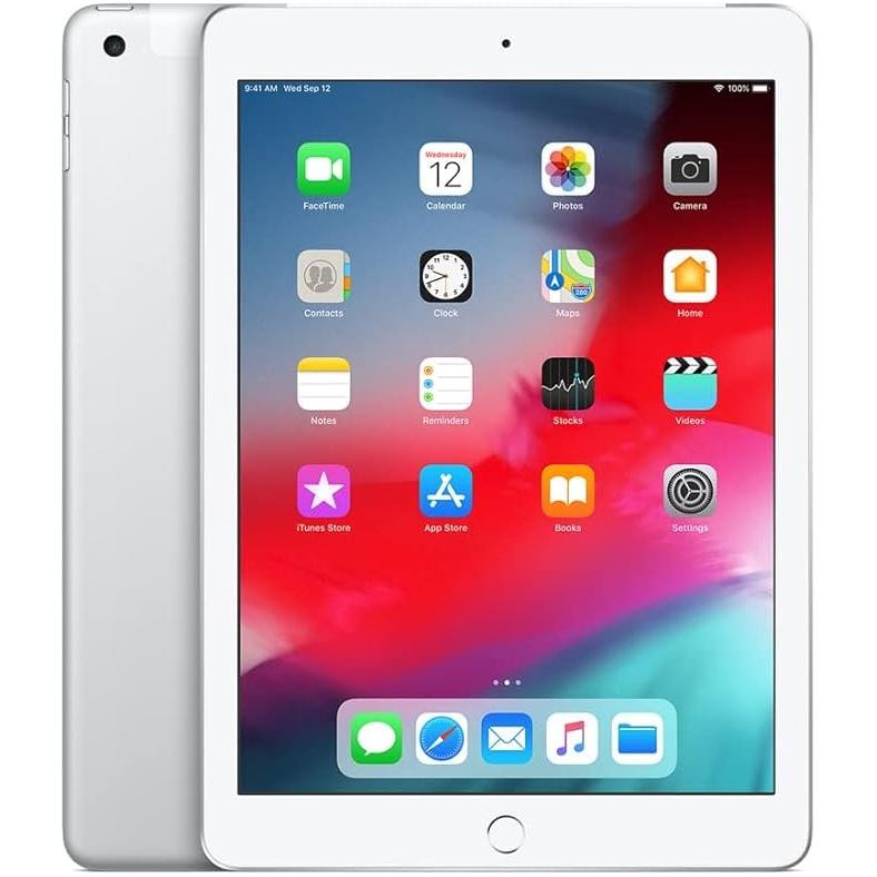 Apple iPad 9.7 pulgadas 6ª gen | 128 GB | WiFi | Color: Plata | Restaurado