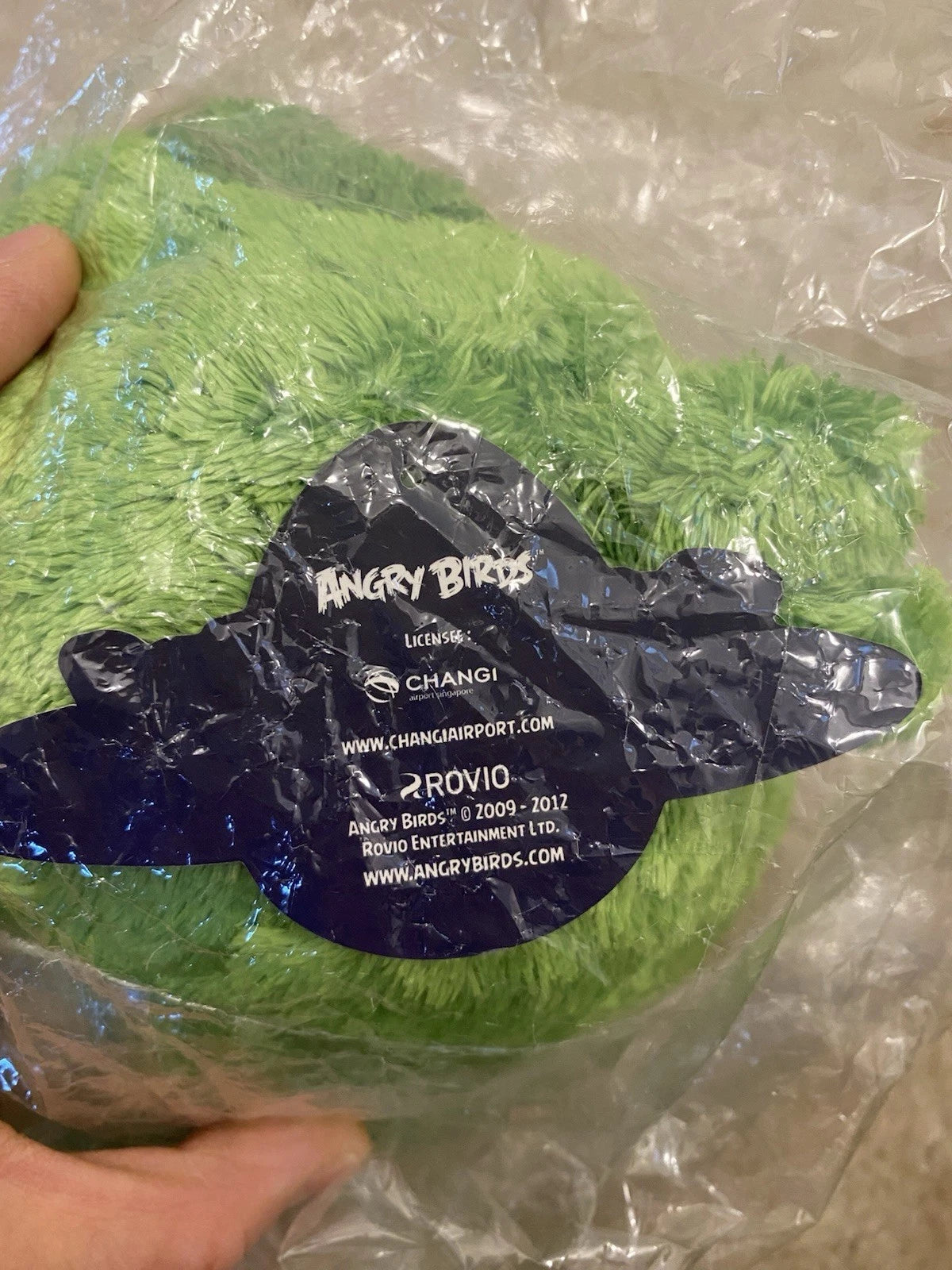 Peluche Angry Birds | Changi Singapur x3 | Rojo, Azul, Verde Pájaros